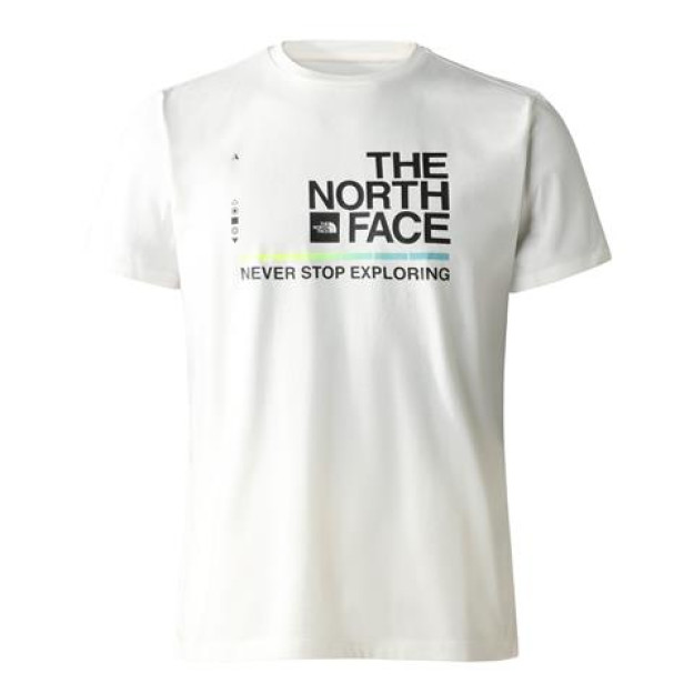 Мужская футболка The North Face Foundation с рисунком S/S - Eu Белый L