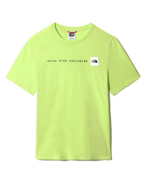 Мужская футболка The North Face S/S Never Stop Exploring TEE - EU Зеленый L