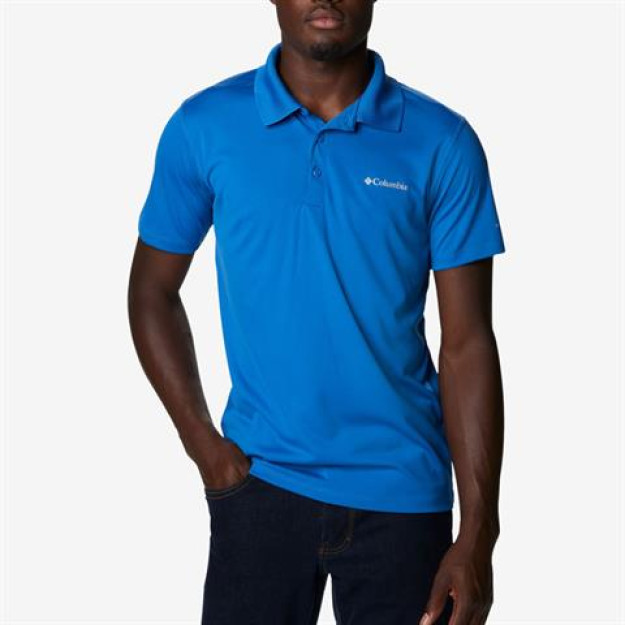 Columbia Am6082 Zero Rules Polo erkaklar futbolkasi moviy S