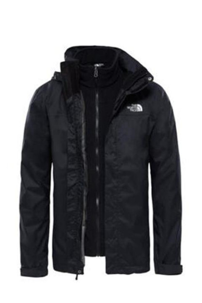 Мужская куртка The North Face Evolve II Triclimate, пальто Черный XXL