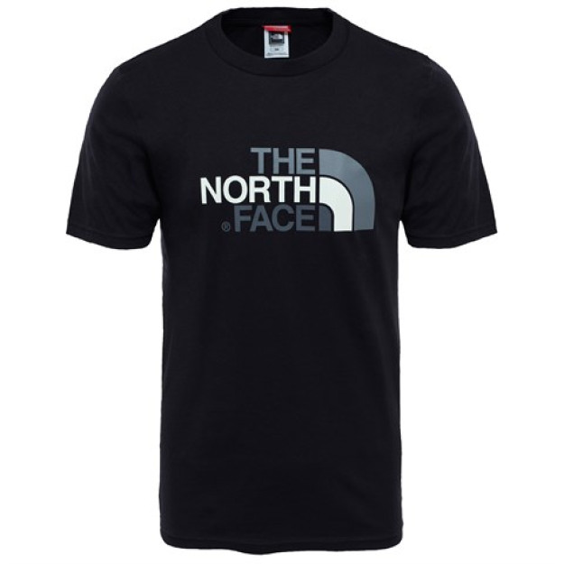 The North Face S/S Easy Tee - Eu erkaklar futbolkasi qora M