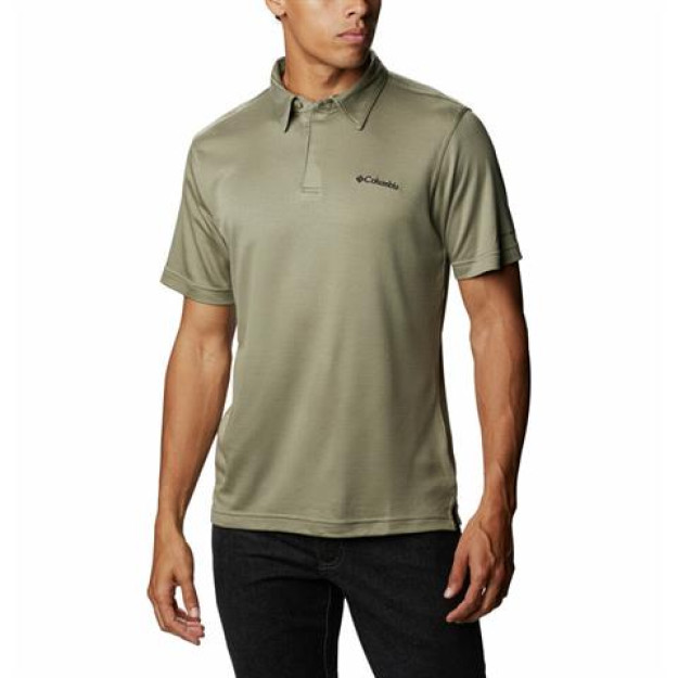 Columbia ao3006 Sun Ridge Polo II erkaklar futbolkasi yashil S