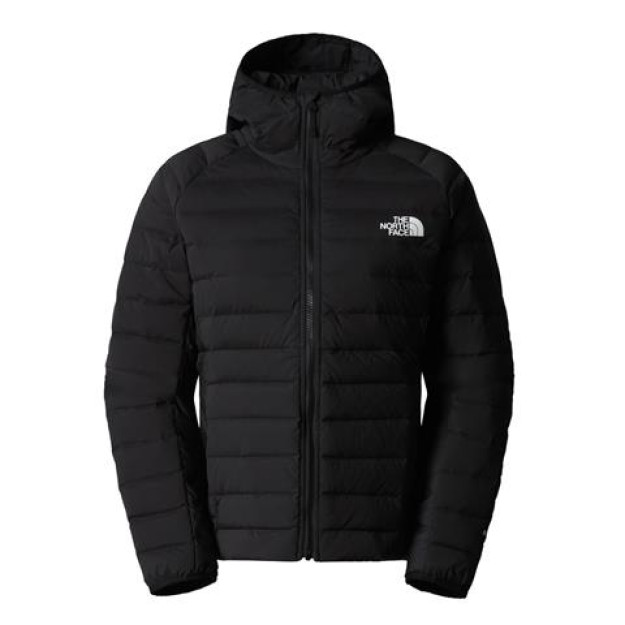 The North Face belleview Stretch Down ayollar qalpoqli paltosi qora XS