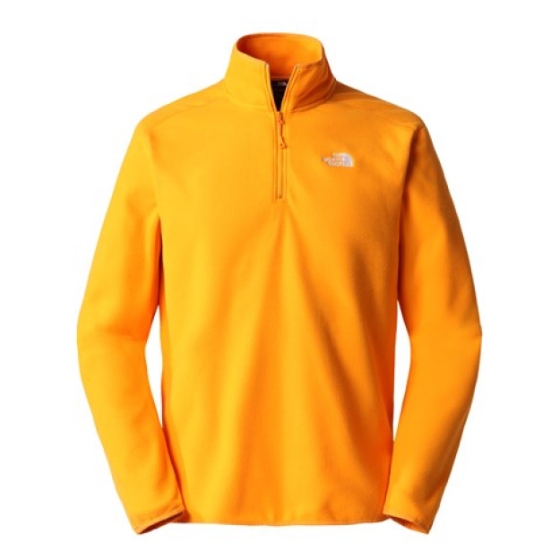 The North Face 100 Glacier 1/4 fermuarli erkaklar kozok-EU apelsin XL