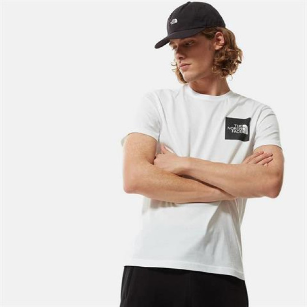 Erkaklar futbolkasi The North Face S / S Fine TEE-EU oq XL
