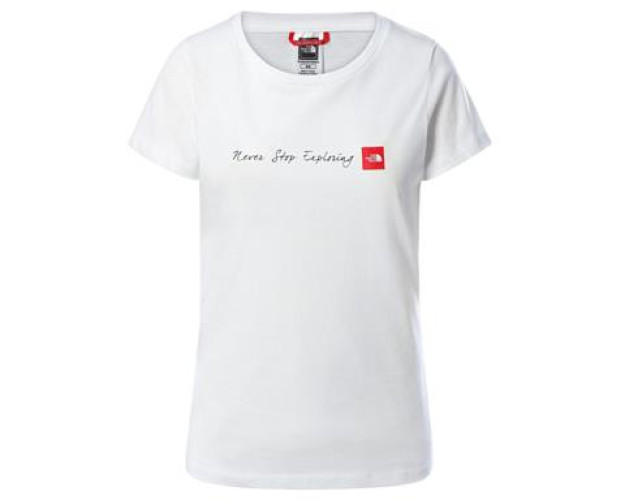 Женская футболка The North Face S/S Neverstopexploring Tee-Eu Белый L