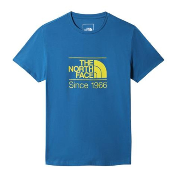 The North Face Foundation Graphic Tee S/S - Eu erkaklar futbolkasi moviy S