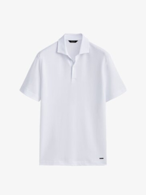 Maxi XL teksturali 100% paxta Polo ko'ylak