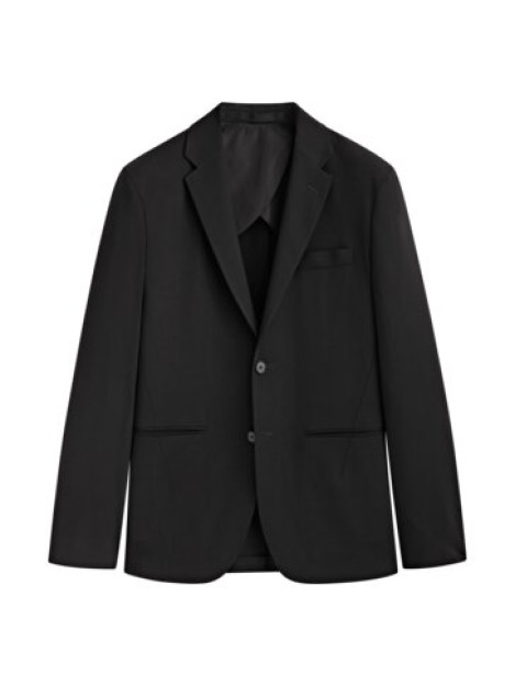 Qora jun aralash Blazer-52-studiya