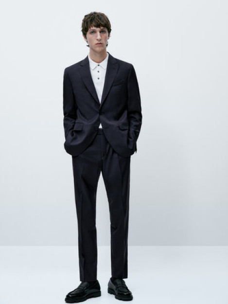 100% toza jun ko'ylagi Houndstoot kostyum Blazer 56
