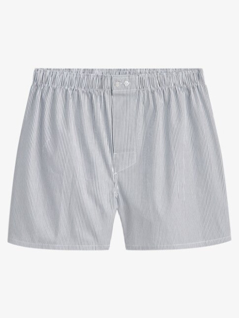 XL chiziqli poplin bokschilari