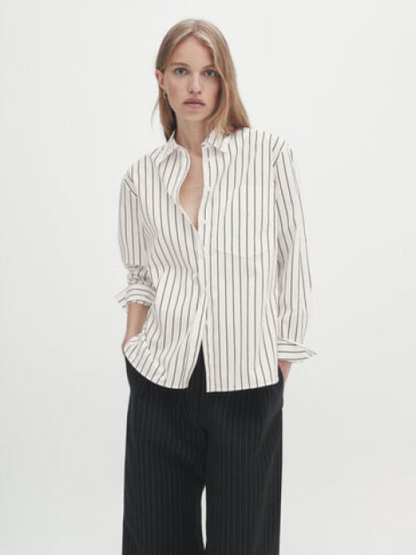 Paxta chiziqli ko'ylak 34