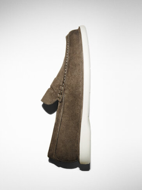 Split Suede Penny loafers 45