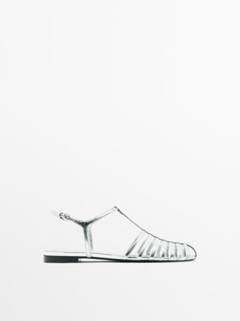 Yassi taglikli laminatlangan sandal - 38-studiya