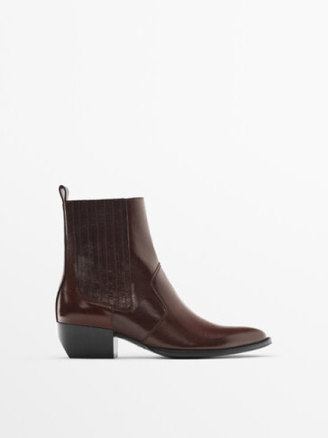 Кожаные ботинки "Челси" в ковбойском стиле 41