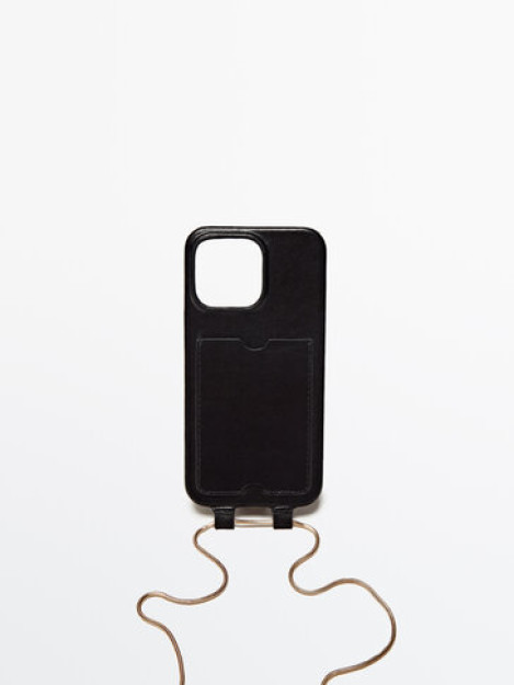 01 zanjirli charm iPhone 13 Pro sumkasi