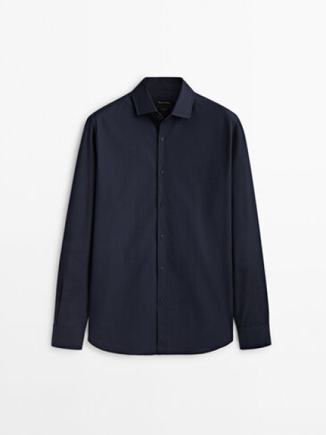 Slim fit XL chiziqli juda nozik paxta ko'ylak