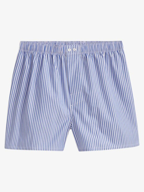 XL chiziqli poplin bokschisi