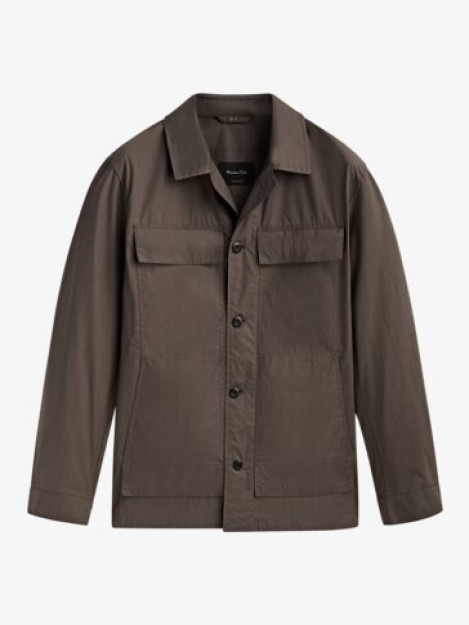 S cho'ntaklari bilan ingichka texnik mato ko'ylagi