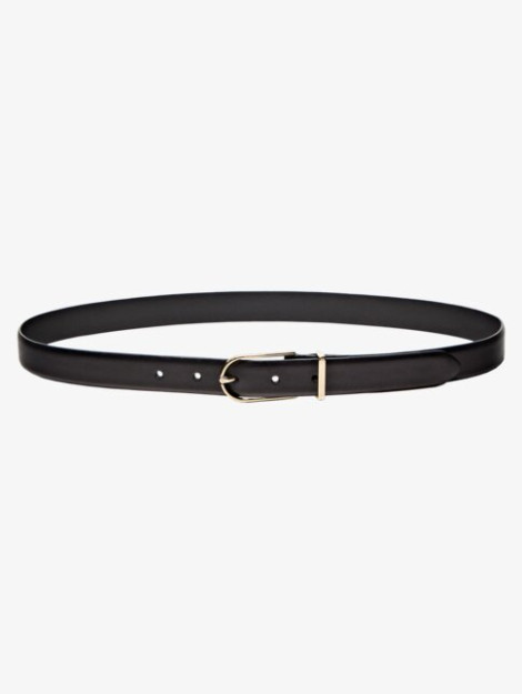 L / 90cm yupqa halqali charm kamar