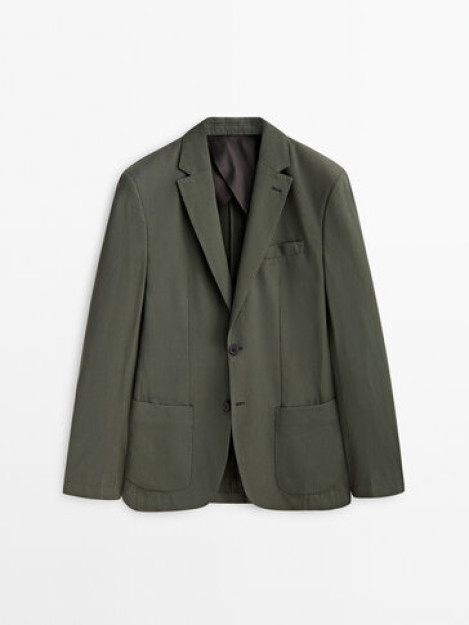 Dumaloq paxta kostyumi, Blazer 48