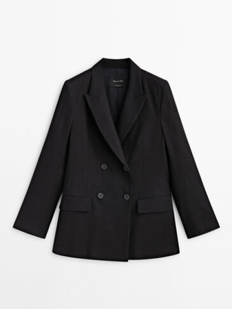 Klassik zig'ir aralashmasi Blazer 36
