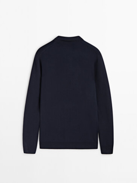 Qulay trikotaj Polo yoqali kozok-Polo S