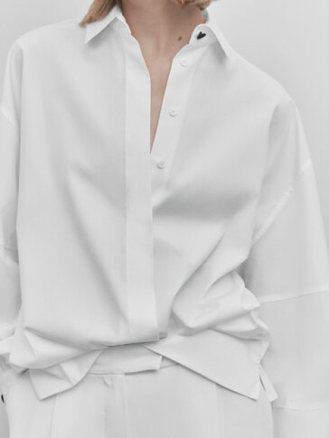 Poplin yengli ko'ylak-Studio S
