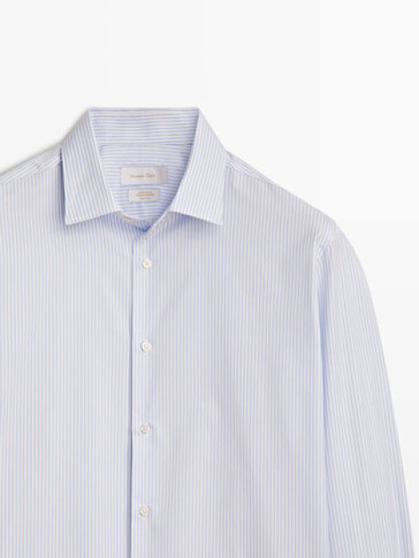 Рубашка в полоску Easy iron slim fit 38