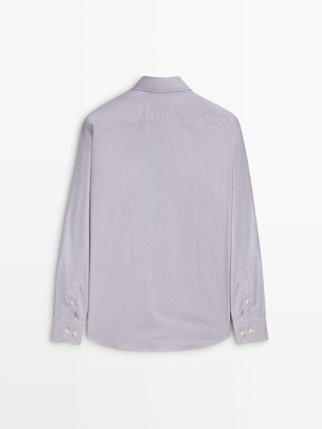 Рубашка в полоску Easy iron slim fit 41