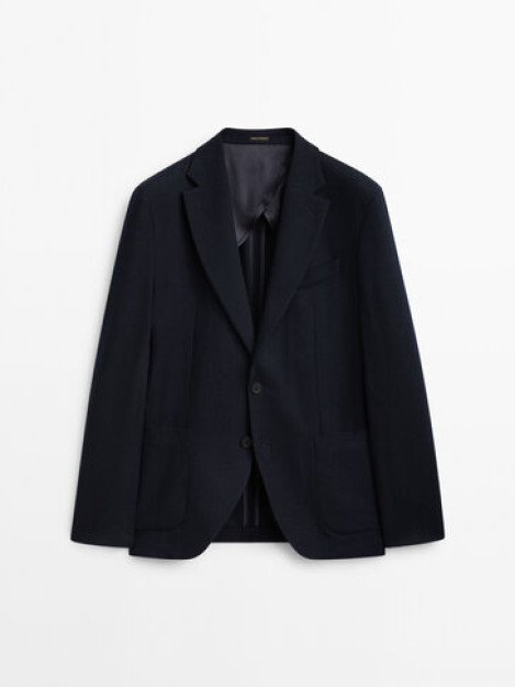 To'q rangli jun balıksırtı Blazer 54