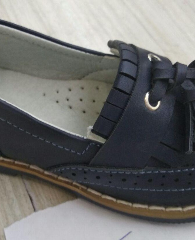 Loafers moviy Eko teri MC3001-100 Persey MC3001-100 moviy 24 persey