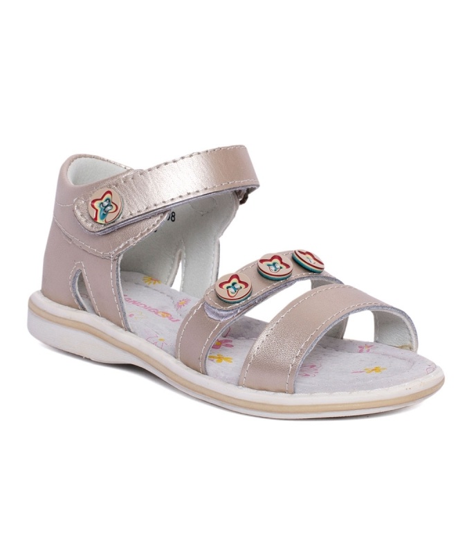 Sandallar oltin teri LD170-98 LANDIGOU LD170-98 Oltin 31 persey