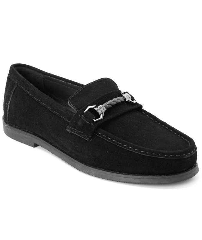 Mokasinlar Qora Zamsh N005 Persey N005 Qora 35 persey