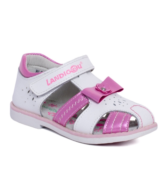 Босоножки Белый Кожа BL2121-18 Minibear kids BL2121-18 Белый 26