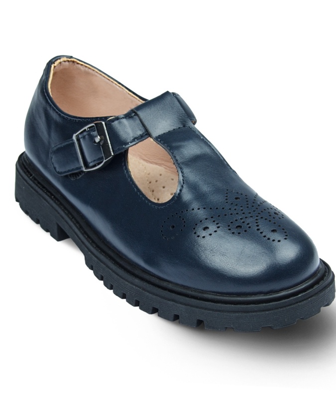 Туфли Синий Экокожа E81355-28 Persey E81355-28 Синий 33