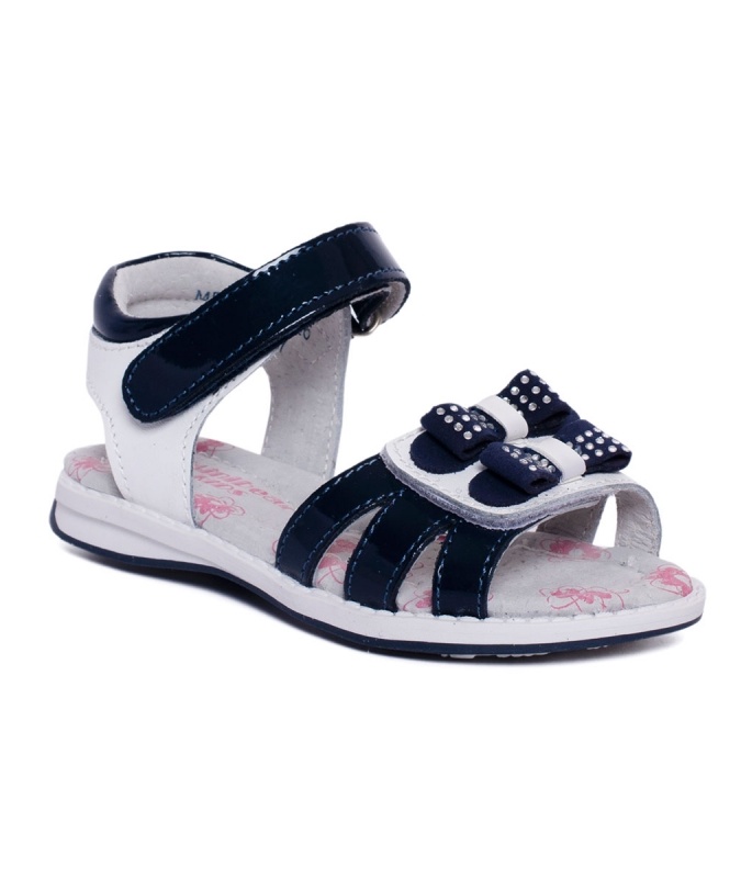 Sandallar moviy teri MB17918-7S Minibear kids MB17918-7s moviy 26 persey