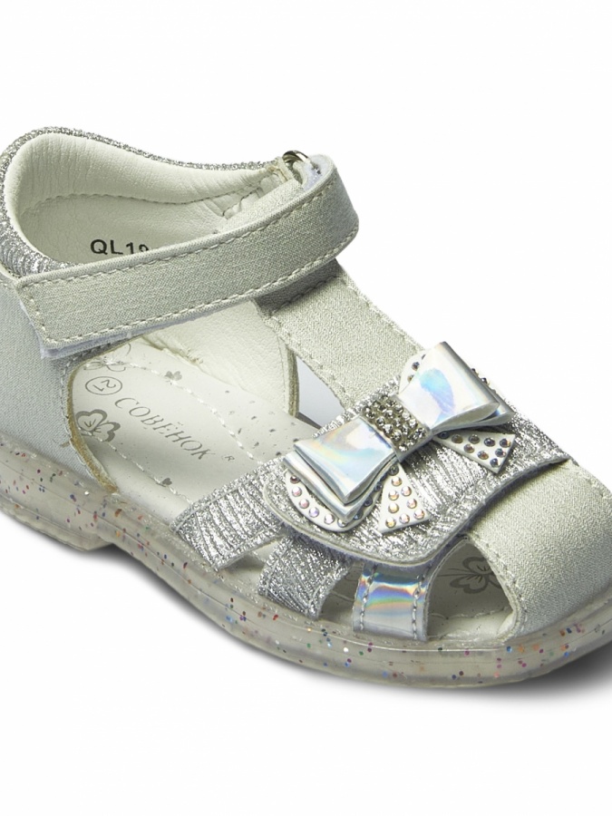 Sandallar kumush teri QL191C-11 Boyo'g'li Ql191c-11 kumush 25 persey