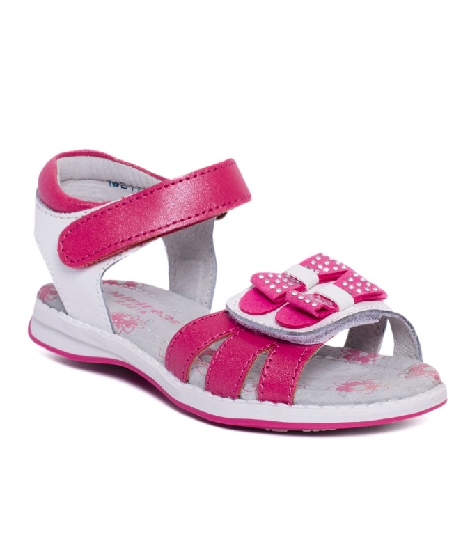 Sandallar pushti teri MB17918-7 Minibear bolalar MB17918-7 pushti 30 persey