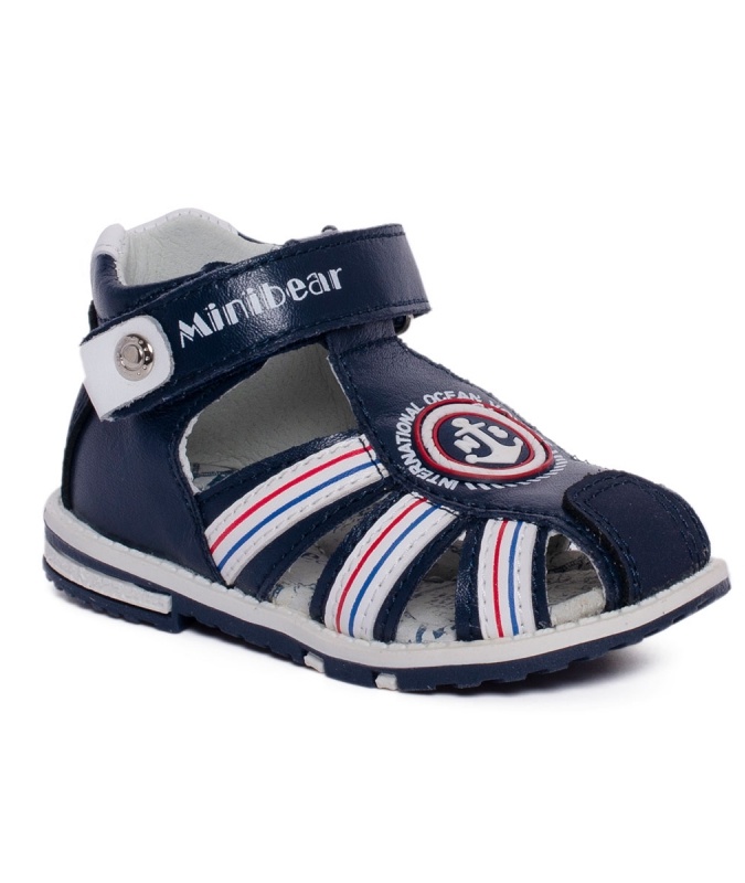 Sandallar moviy teri BL8328-23 Minibear bolalar BL8328-23 moviy 25 persey