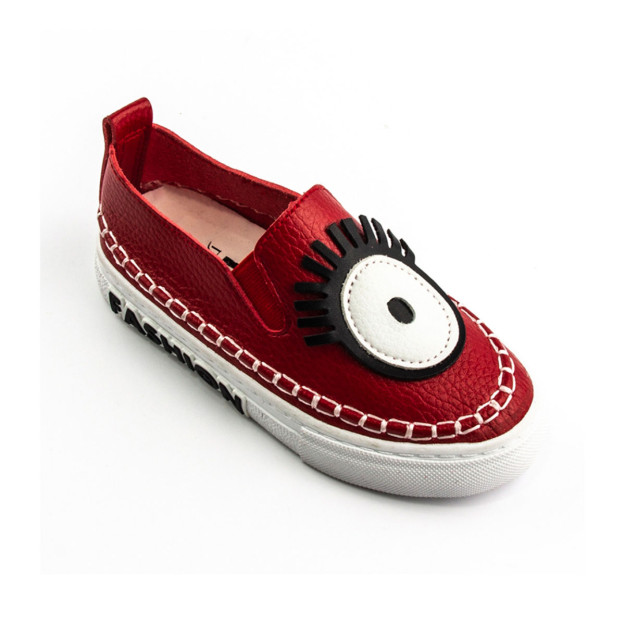 Sliplar Qizil Ekologik Teri B312-1 Fashion B312-1 Qizil 26 persey