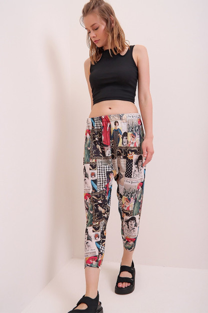 Ayollar Uchun Shim Patchwork 1180RW Trend Alacati 1180RW|Мих_S_(36) S (36)