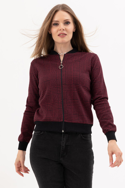Fermuarli Jaket Zen 41035201367|Бордовый_S_(36) XL (42)