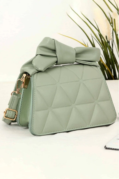 Женская Сумка Через Плечо Papy С Бантом BP-4525O B-BAG BP-4525O|Зелённый