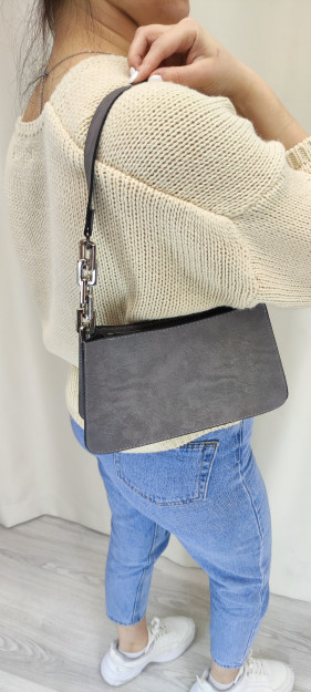 Sumka Ayollar Uchun Baget Yelkadan SHK Bag MYZ0000TRCS|Серый
