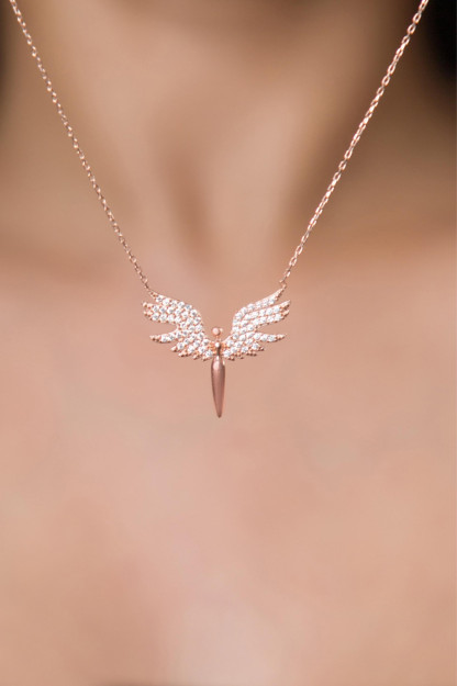 Zirkon Toshlar Bilan UIshlangan Malak Model Kumush Zanjir 925 Pushti Qoplamali PP2260 Larin Silver PP3322|Цветной-Золотистый