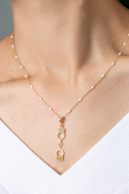 Kumush Marjon Atiye Modeli ERN2228 Larin Silver ERN2228|Золотистый