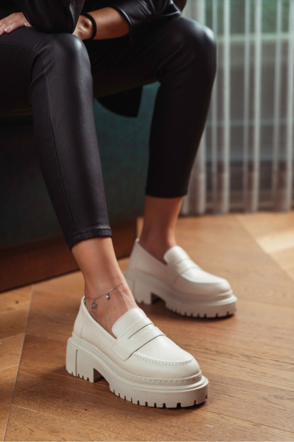 Ayollar Loferi Podoshvali Lara L486 Nisantasi Shoes Turkiya L486|Бежевый_36 38