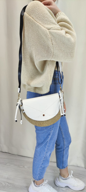 Ayollar Uchun Sumka Yelkadan Somon SHK Bag MYZ000OKN|Белый