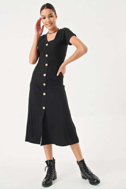 Tugmali Libos Ayollar Uchun 5152 Myidol 5152|Черный_S_(36) M (38)